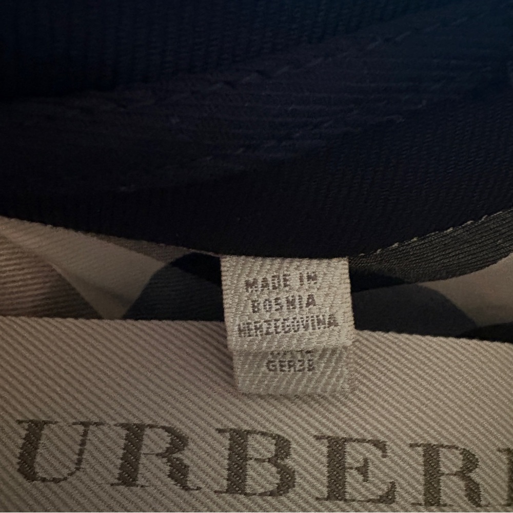 Burberry Brit Black Double-Breasted Trench Coat - Picture 12 of 16